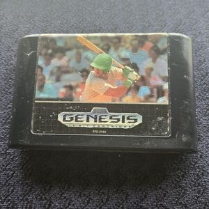 Sega Genesis 1992 Sports Talk Baseball Video Game Cartiage